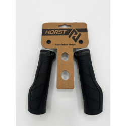 Грипсы эргономичные Horst H26 TwoSideLock, 132 мм, Lock on, черный 00-170446