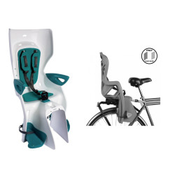 Кресло детское на багажник Bellelli Summer, белый с красной вставкой 0-280108