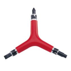 Ключ Y-образный IceToolz 74B1 шестигранный тройной с битами Perfect Tool for In-Line Skate 6-800206