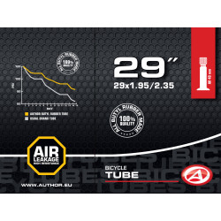 Камера Author 29x1,95-2,35 47/60-622/630, Schrader 8-37229001