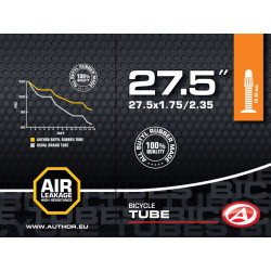 Камера Author 27.5x1,75-2,35/47/60-584, Presta 8-37227201