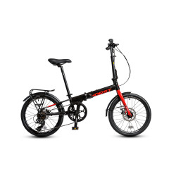 Велосипед Horst Katran 20” черный/красный 24-2400000028