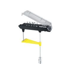 Ручка динамометрическая c набором насадок Topeak ComboTorq Wrench & Bit Set TPS-SP07