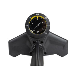 Насос напольный Topeak JoeBlow Urban EX, 120 psi / 8 bar, черный/желтый TJB-UE1