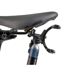 Крепление для флягодержателя под седло Topeak Tri-Backup Elite 2, Nano AirBooster в комплекте TBU-ELT2