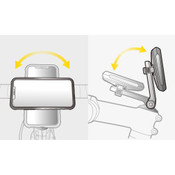 Чехол для смартфона Topeak RideCase, для iPhone 15 Pro Max, с креплением RideCase Mount, черный/серый TT9888BG