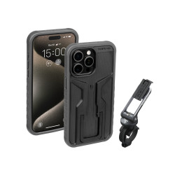 Чехол для смартфона Topeak RideCase, для iPhone 15 Pro Max, с креплением RideCase Mount, черный/серый TT9888BG