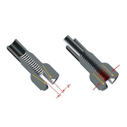 Ниппель Pillar TG Lock 14мм 14G латунь черный 17427