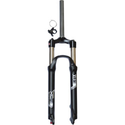 Вилка SR SUNTOUR XCR 32, 26", 1 1/8", 9 mm, выносная блокировка, черная