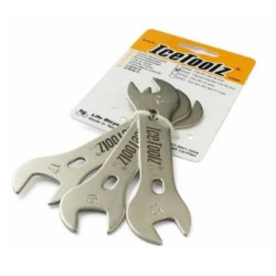 Ключи для регулировки конусов втулок IceToolz 37X3 Cone Wrench Set, 13/14мм+15/16мм+17/18мм, 3шт 6-800210