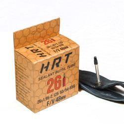 Антипрокольная камера H.R.T. Sealant Butyl Tube 26" 1,95-2,125 (50/54-559), FV48 мм, с герметиком 00-009915