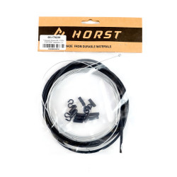 Комплект для переключателя MTB/Road HORST, 155/210 см, с заглушками, черный 00-170239