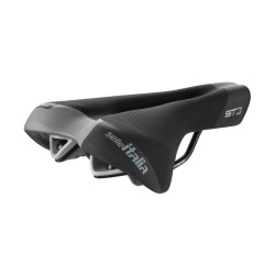 Седло Selle Italia ST3 Superflow HI-VIZ, 262х159 мм, черный 5-251401