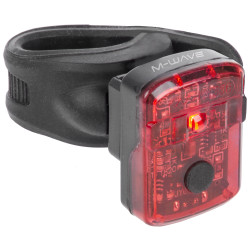 Задний фонарь M-WAVE Helios K 1.1, USB, черный 5-220559