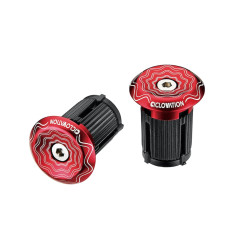 Заглушки руля Ciclovation Vortex Lock-In Road Bar End Plug Red 3618.11210