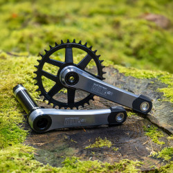 Шатуны E*Thirteen Helix Race Alloy GR 165x73mm Silver CS5HAA-107