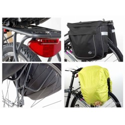 Велорюкзак-штаны Author CarryMore 3в1, на багажник, черная, 40 л 8-15000010