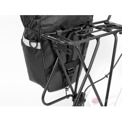 Велосумка Author A-N491, боковая на багажник, черная, 13 л, чехол 8-15000068