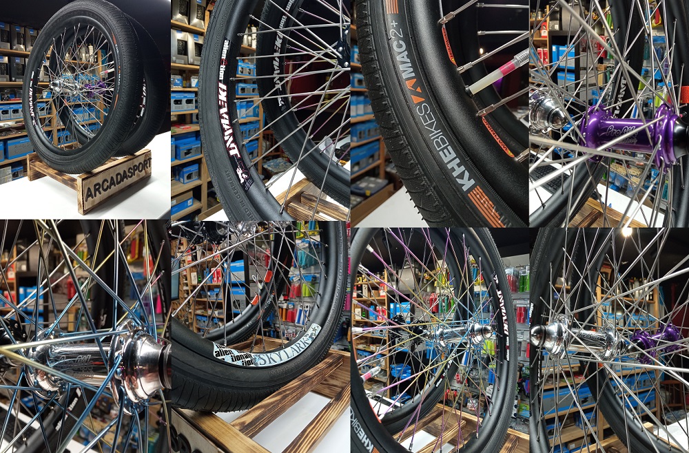 сборка колес bmx для спортшколы