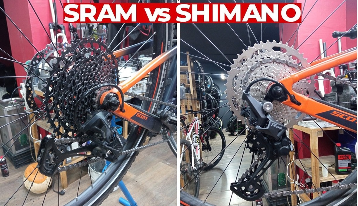 Замена трансмиссии Sram на Shimano